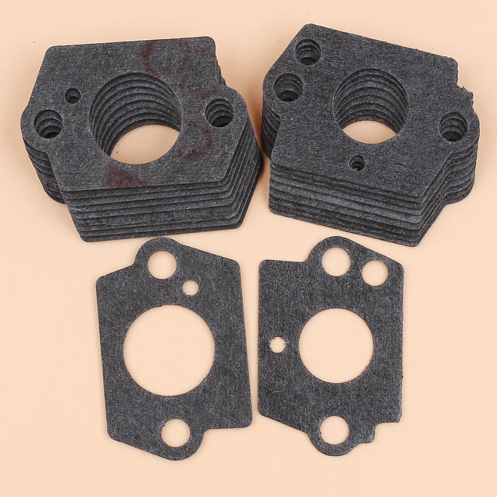 10 مجموعة المكربن طوقا صالح HUSQVARNA 51 55 50 136 137 141 142 36 41 142E 123 223 323 325 326 327 124 125 128 بالمنشار قادين