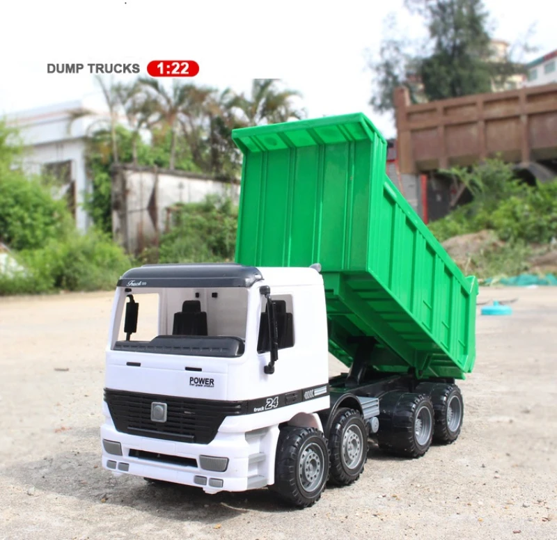 big size dump truck 1/22 transporter truck car toy kids beach toy model inertia trucks car truck kid learning toy gifts