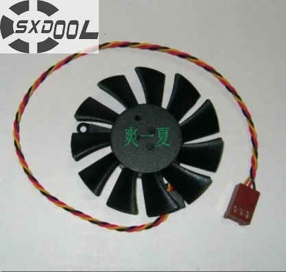 

SXDOOL MGT6012YR-015 60X60X10MM DC 12V 0.37A Frameless graphics card fan