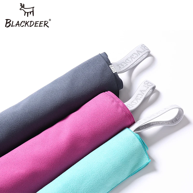 BLACKDEER-Toalla de microfibra para exteriores, toalla antibacteriana para acampar, deporte, natación, playa, baño, mano, cara, cuerpo, senderismo,