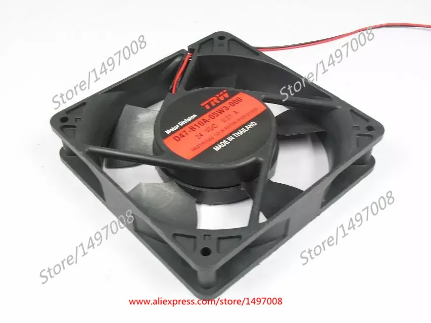 

NMB-MAT D47-B10A-05W3-000 DC 24V 0.21A 2-wire 120X120X25mm Server Cooling Fan