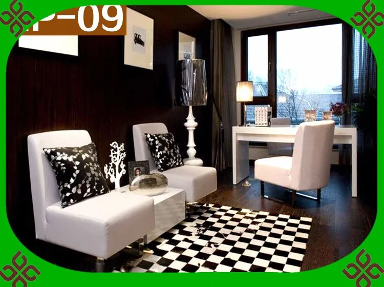 

free shipping 100% natural genuine cowhide merino rug