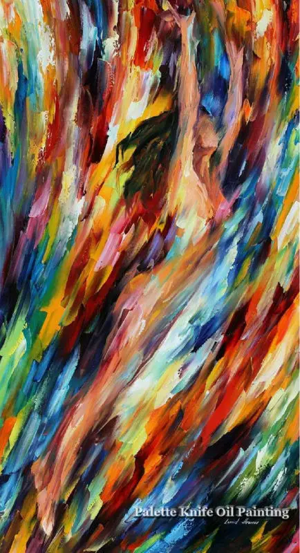 

Lovers nude palette knife oil painting Sexy wall art oil painting Nude women Oil painting on canvas Hand-painted Painting 14