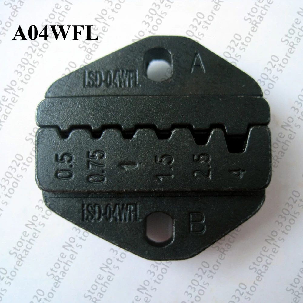 A04WFL die sets for crimping cable end sleeves