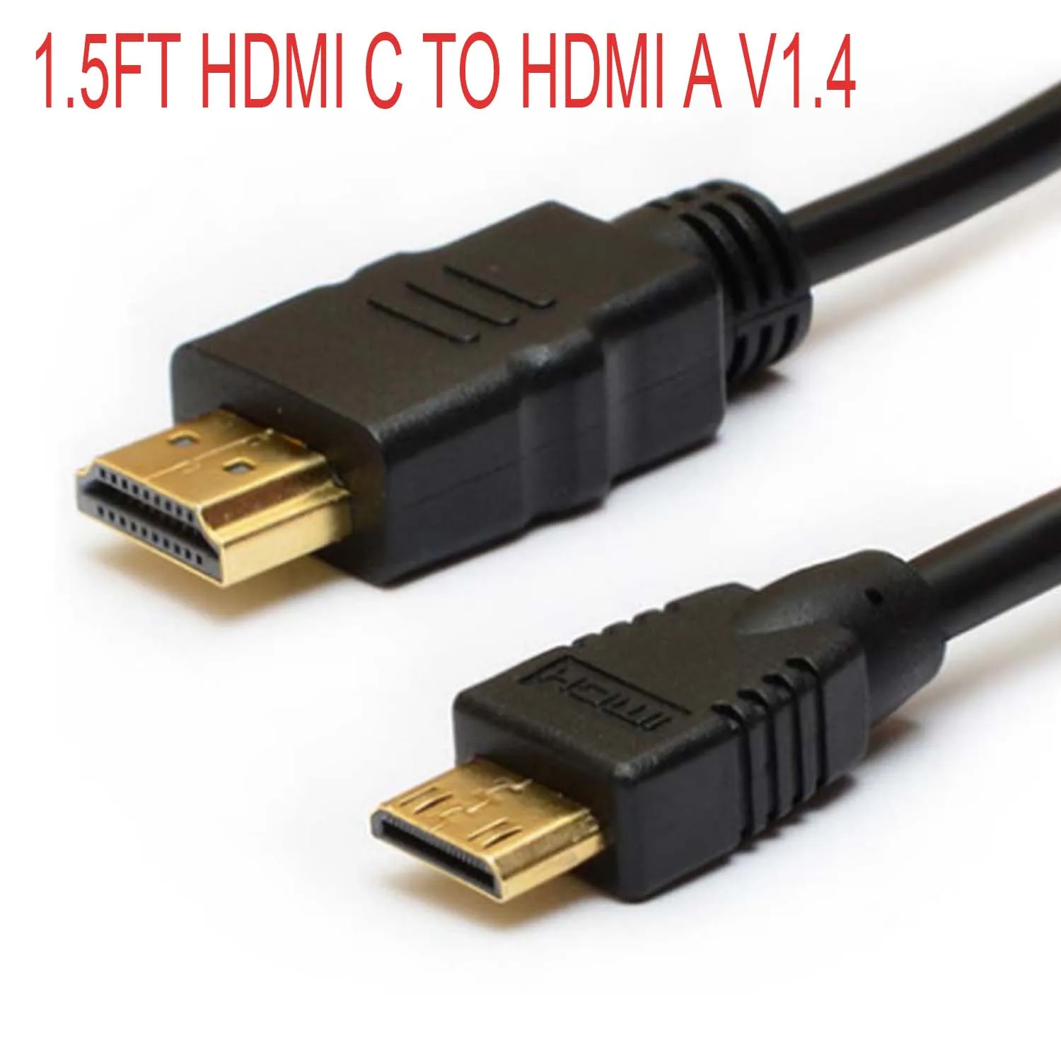 Mini HDMI-compatible C male TO HDMI-compatible A male v1.4 HD Video cable FOR Nikon Coolpix camera P100 P7100 S80