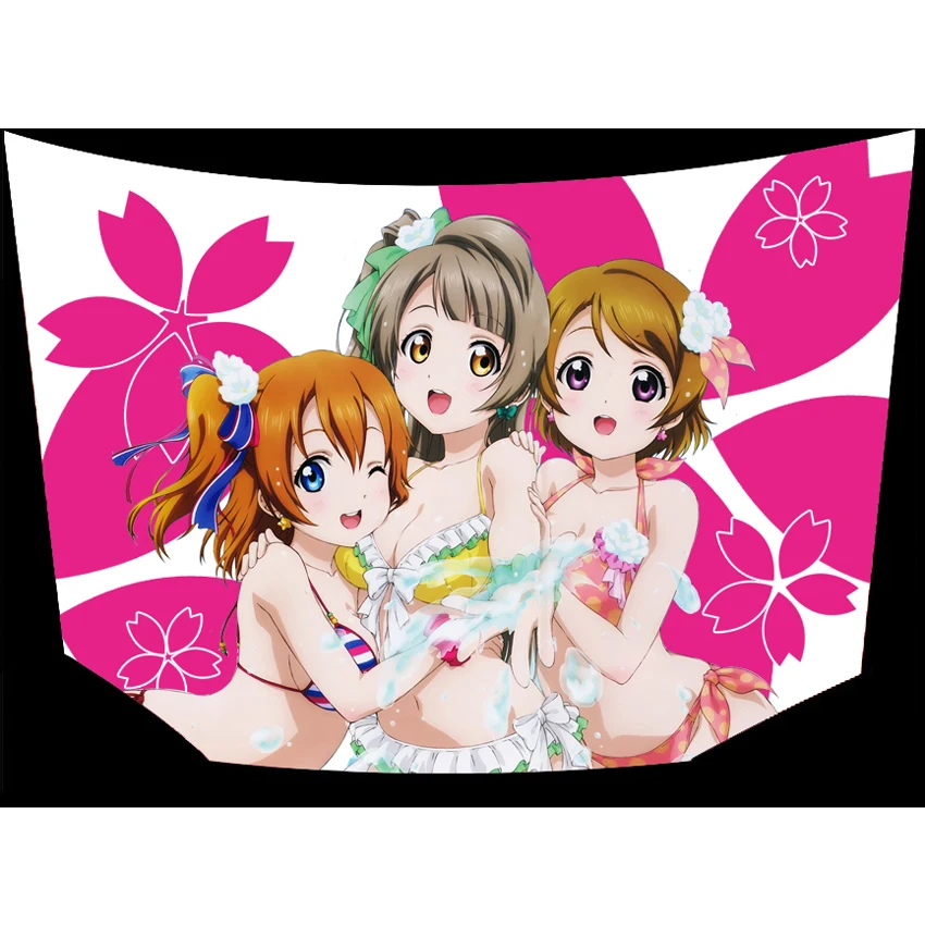 

Аниме наклейка Love Live пленка для капота автомобиля меняющая цвет виниловые наклейки ралли Дрифт наклейка Ralliart автомобильные аксессуары