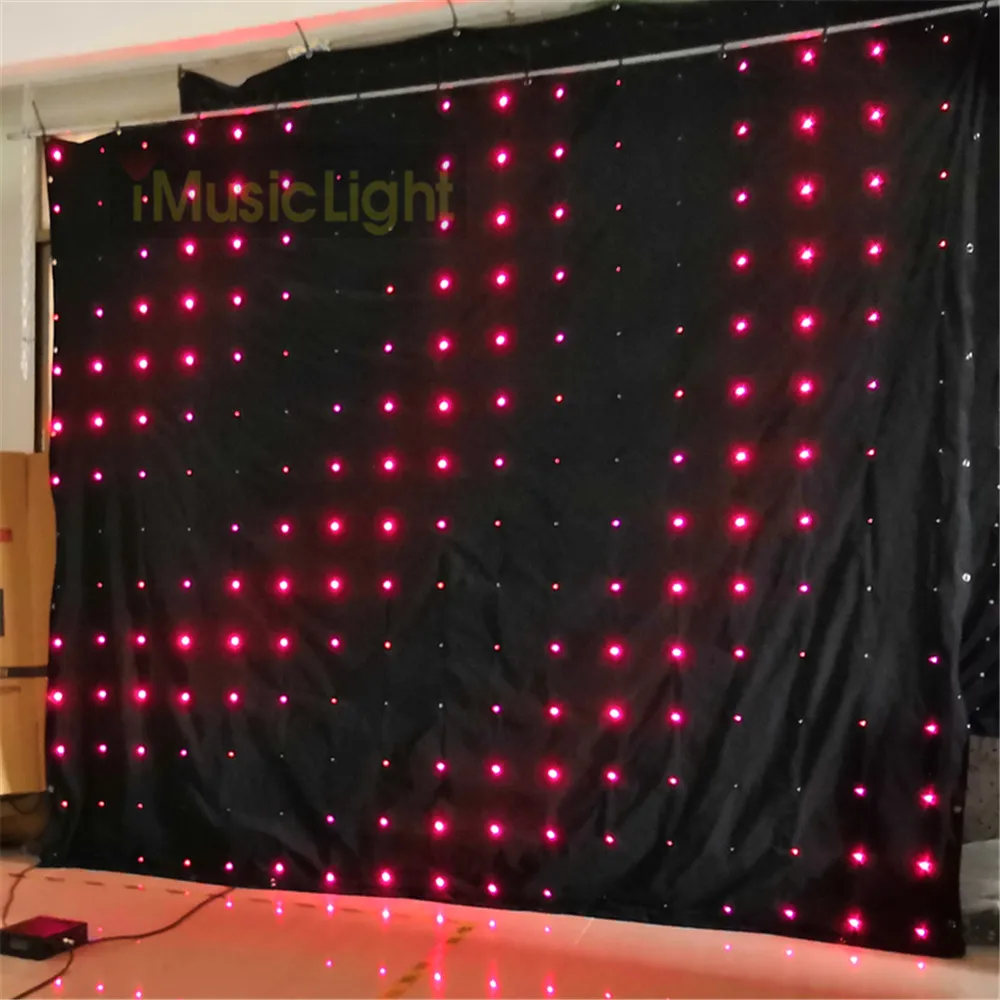 P18 3M x 6M Pano LEVOU DMX LEVOU DJ Visão Cortina De Exibição De Vídeo RGB LEVOU Cortina de Tela Macia iluminação LED MotionSetLED