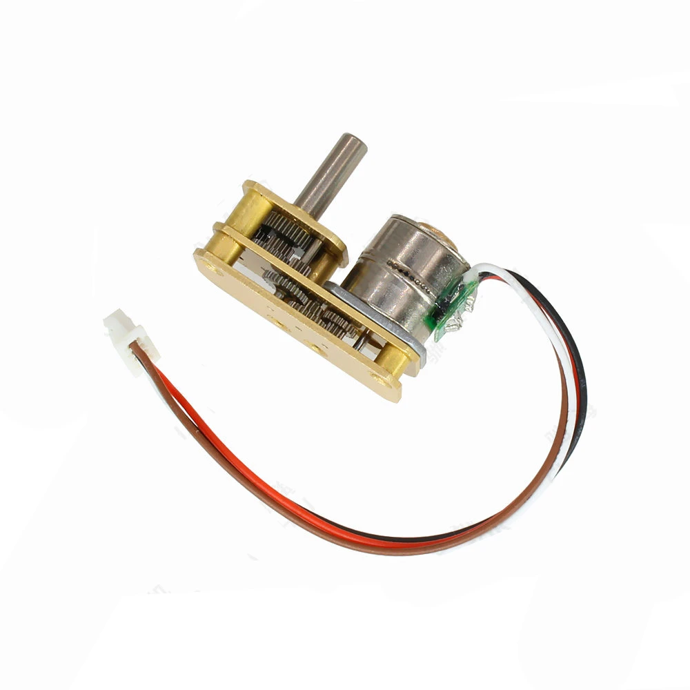 GM1024 Micro Brushless Stepper 10BY Gear Motor 2-phase 4-wire Flip Structure DC5V12V