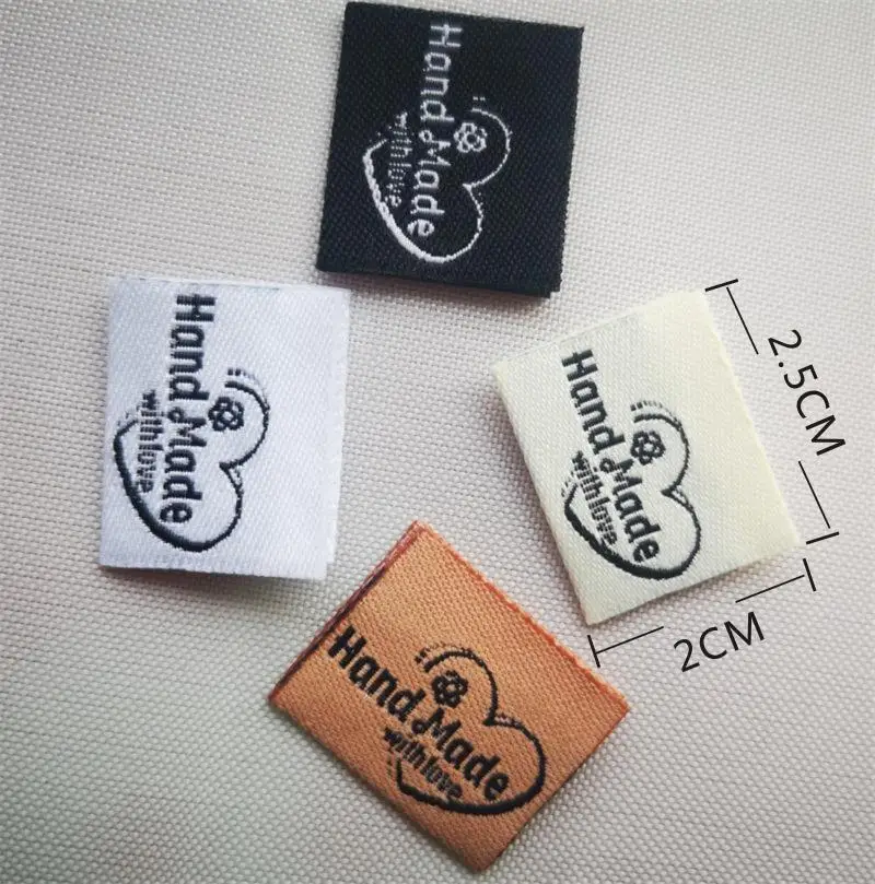 200 handmade labels in stock/clothing labels/clothing customized labels/tags/garment printed tags/Retro label