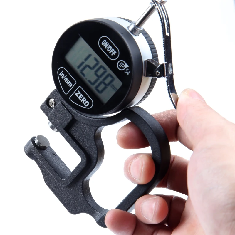 0.001mm High Accuracy Electronic IP54 Thickness Gauge 10mm 0-0.4\