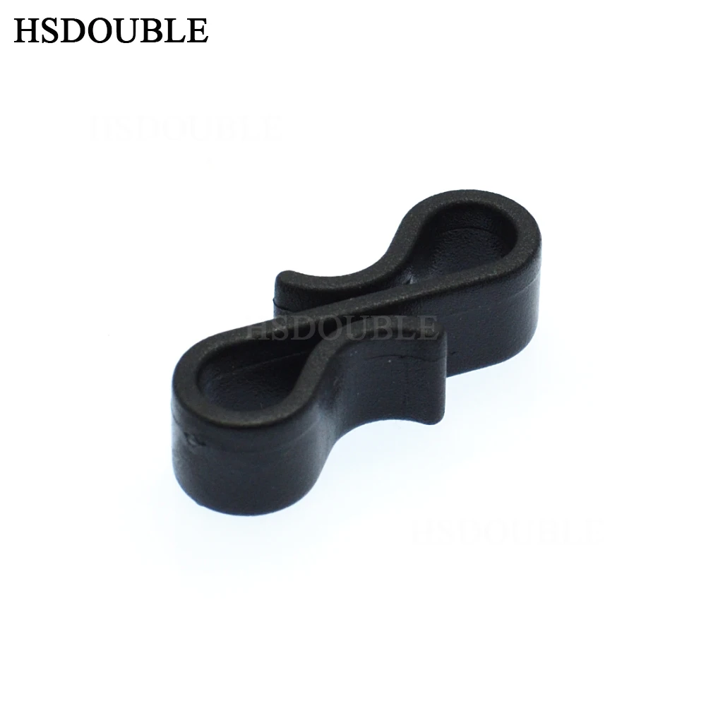 HSDOUBLE Black Plastic Buckle HardwareBelt Webbing Clip For Backpack Strap Tactical Bag Parts Accessories