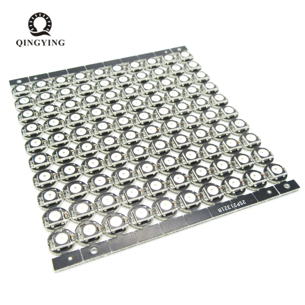 

100pcs DC5V LED Chip WS2812B WS2812 9.6mm Diameter Heatsink PCB Board 4-Pin for SMD 5050 RGB WS2811 IC Built-in Dearm Color