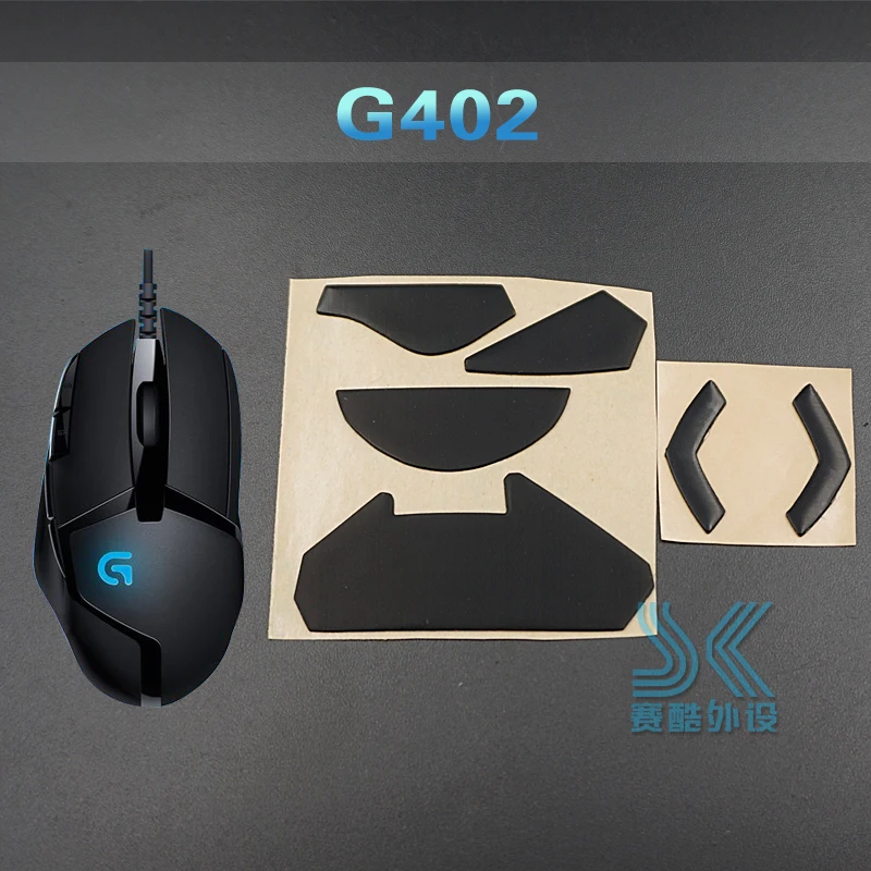 로지텍 G100 g102 Gpro G300 G300s G302 G303 G304 G305 G400 G400S MX518 G402 게임용 마우스 피트 스케이트, 3M, 0.6mm, 1 개