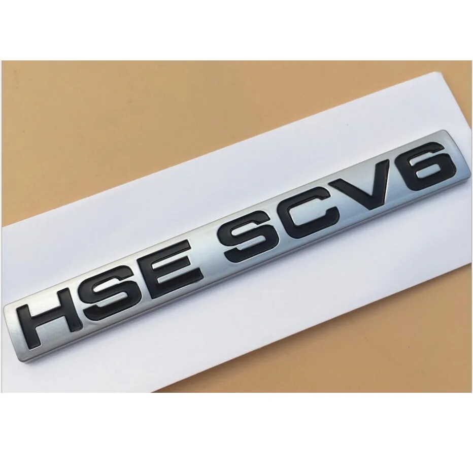 Trunk Letters HSE SDV8 SDV6 Si4 SCV6 LUXURY SUPERCHARGED Autobiography Emblems Badges for  Discovery Range Rover