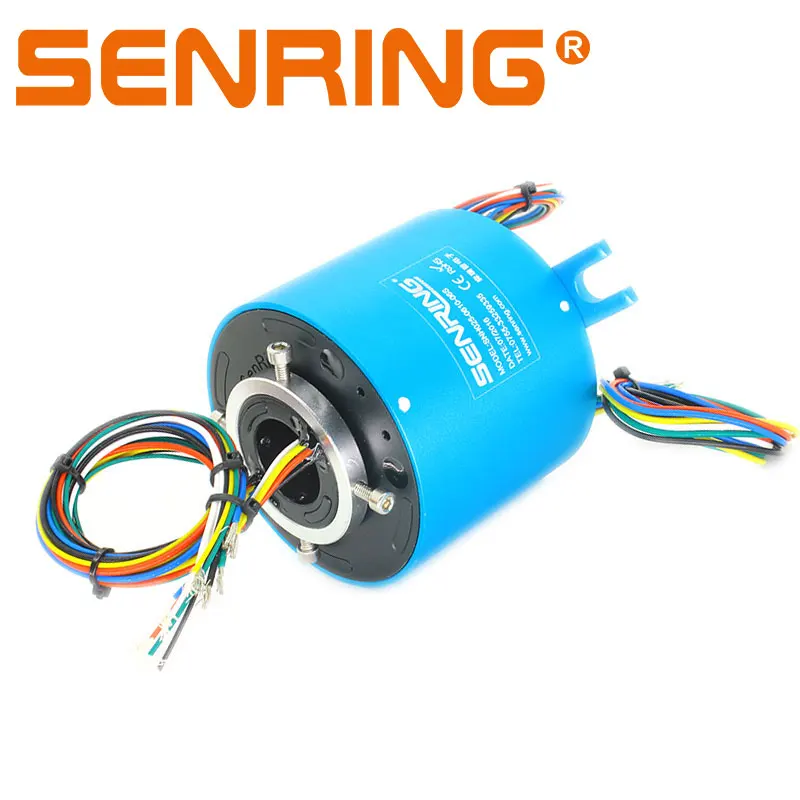 

Electronic Supply Slip Ring Bore Size 25.4mm with 6 Wires 10A and 6 Circuits 2A Signal of Through Hole Sip Ring