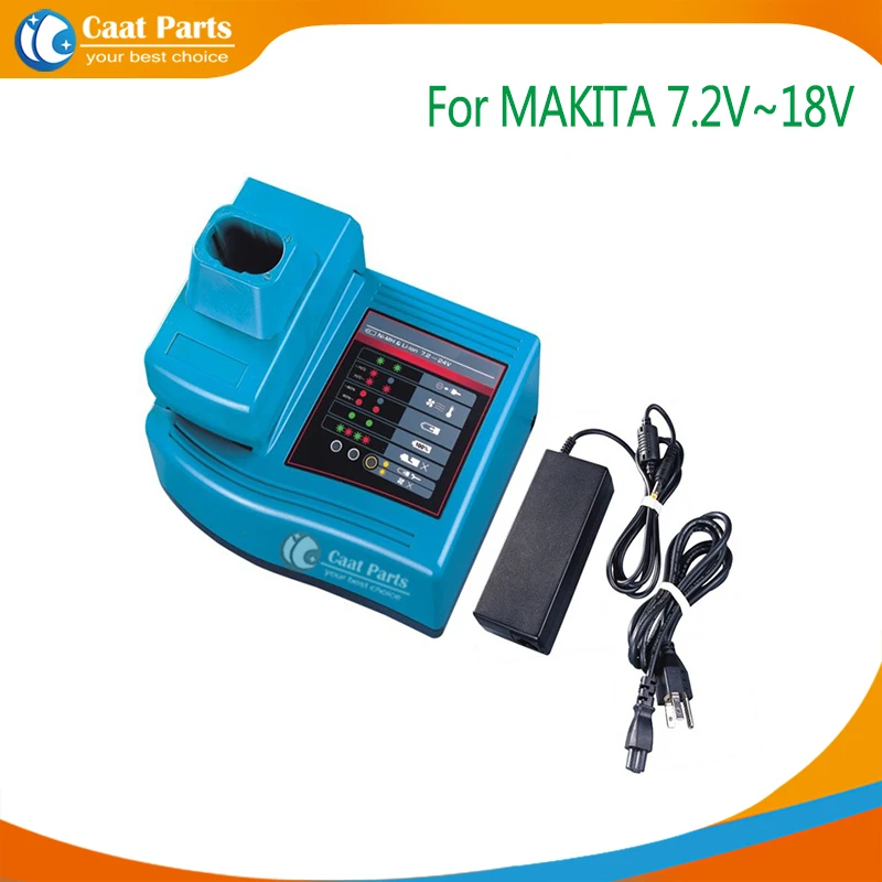 Power Tool Battery Chargers for Makita 7.2V 10.8V-18V Ni-CD, Ni-MH , Li-ion batteries,Including external adaptor as power supply