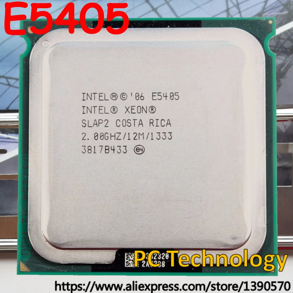 Original Intel Xeon E5405 processor 2.00GHz 12MB 1333MHz LGA771 Quad-Core CPU Free shipping ship out within 1 day