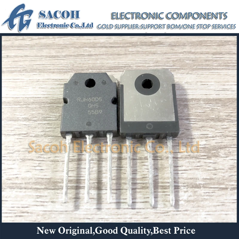 

Refurbished Original 10Pcs/Lot RJH60D5DPK RJH60D5BDPQ RJH60D5DPM RJH60D5 TO-3P 80A 600V High Speed IGBT