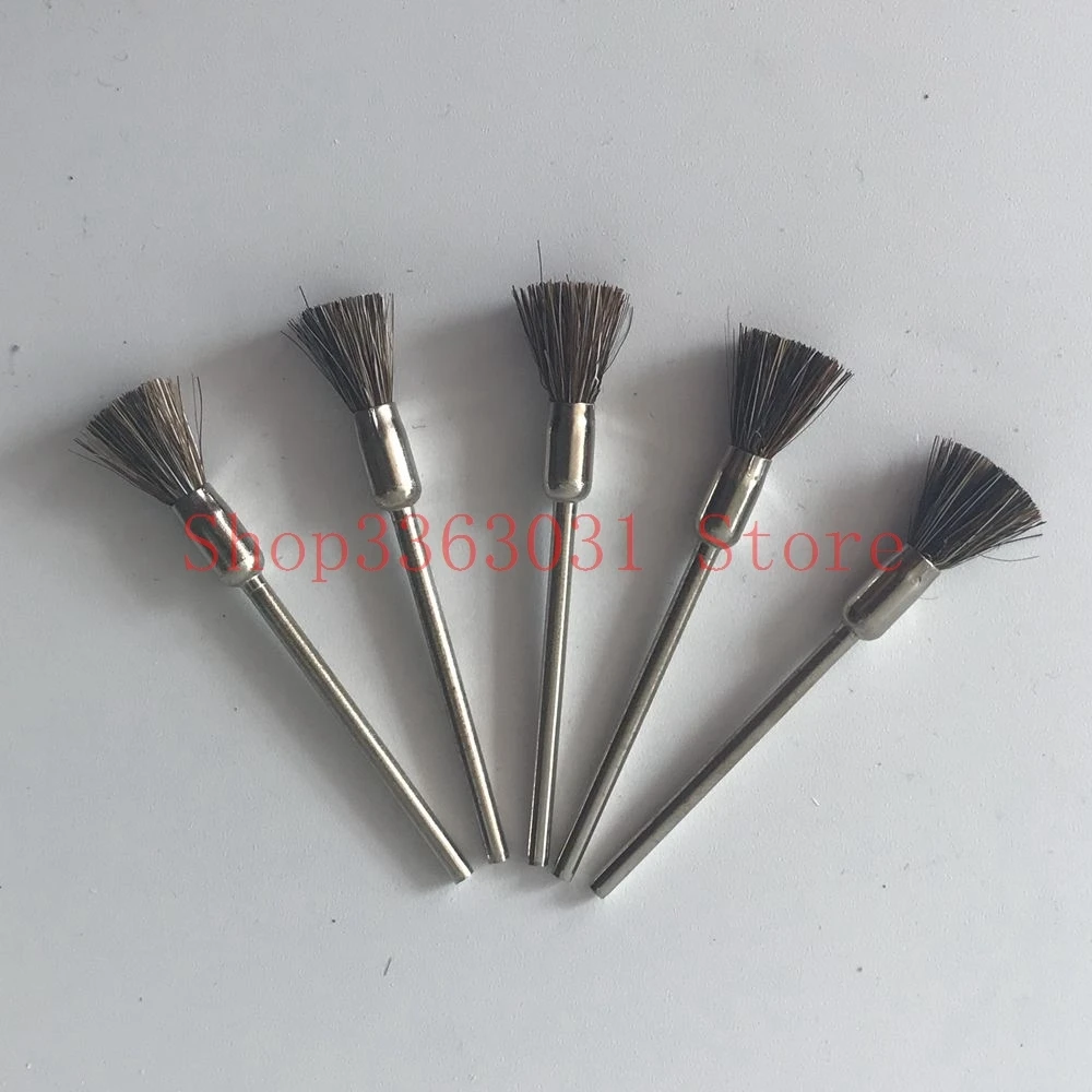

100PCS/BAG Brown Bristle Wheels Brush Buffing Polishing Brush Wheel for Dremel accessories