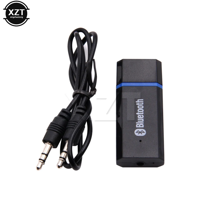 USB Bluetooth AUX USB 3.5mm AUX IN Bluetooth V2.1 Wireless Audio Receiver Stereo Music For All Car Adapter Home Audio Receiver