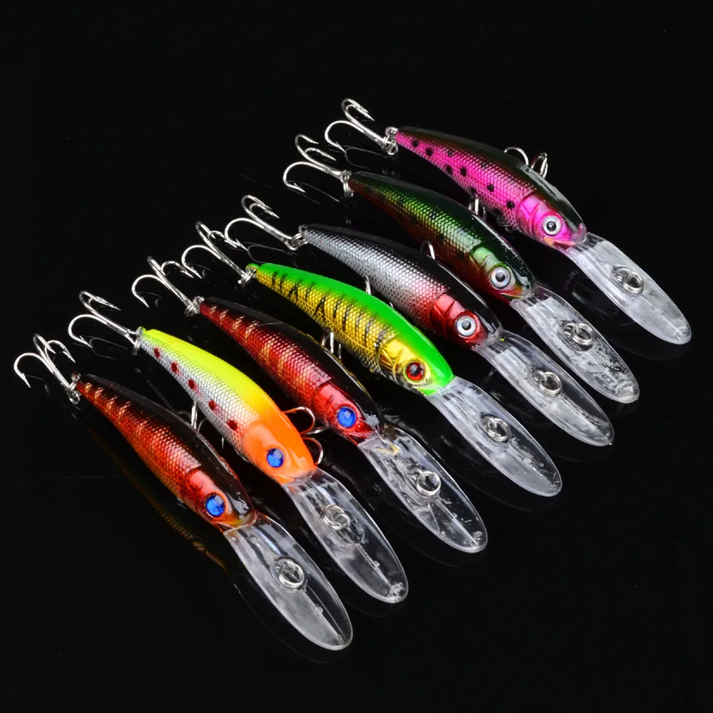 

New Free Shipping 7pcs/set 10.1cm/7.6g Fishing Lures Crank Bait Crankbaits Isca Artificial Tackle Fishing Lures