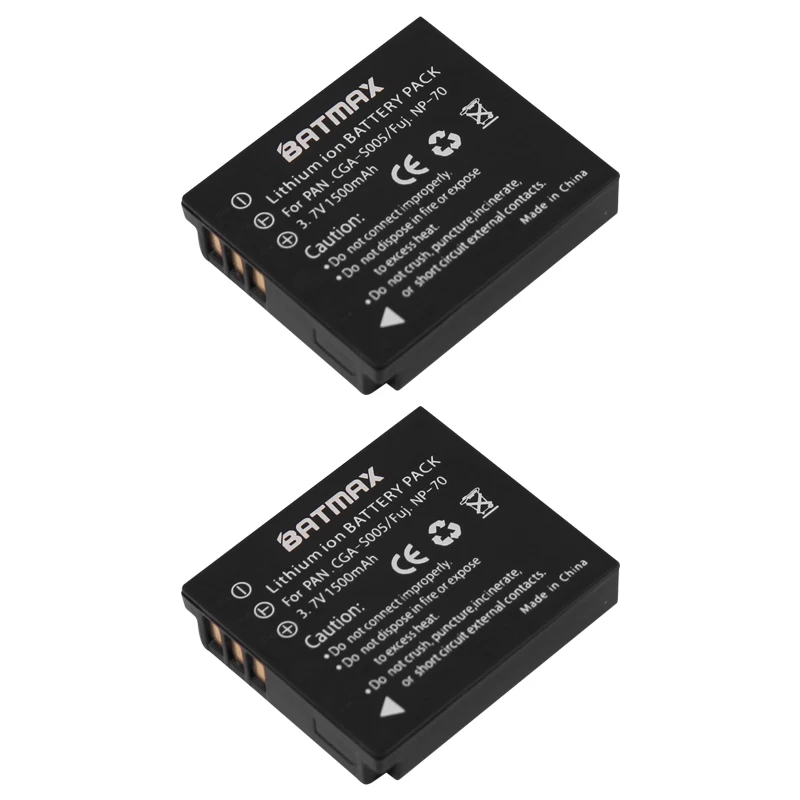 2Pcs 1500mAh CGA-S005 CGA S005 CGAS005 Battery+Dual Charger for PANASONIC DMW-BCC12 DMC-FX8 FX9 FX10 FX12 FX50 FX150 LX1 LX2