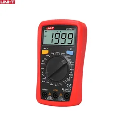 UNI-T UT33C+ Digital Multimeter LCD Meter Ammeter Multitester Backlight Electric AC DC Voltage Current Resistance Tester