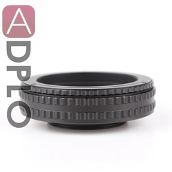 ADPLO 17-31mm Macro Extension Tube M52-M42 /M52 Lens to M42 Camera Adjustable Focusing Helicoid Ring Adapter