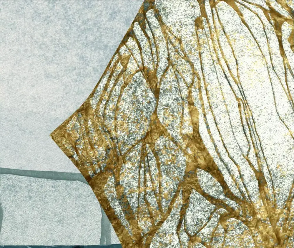 Nieuwe Chinese Moderne Zen Licht Luxe Abstracte Inkt Landschap Achtergrond Muurschildering