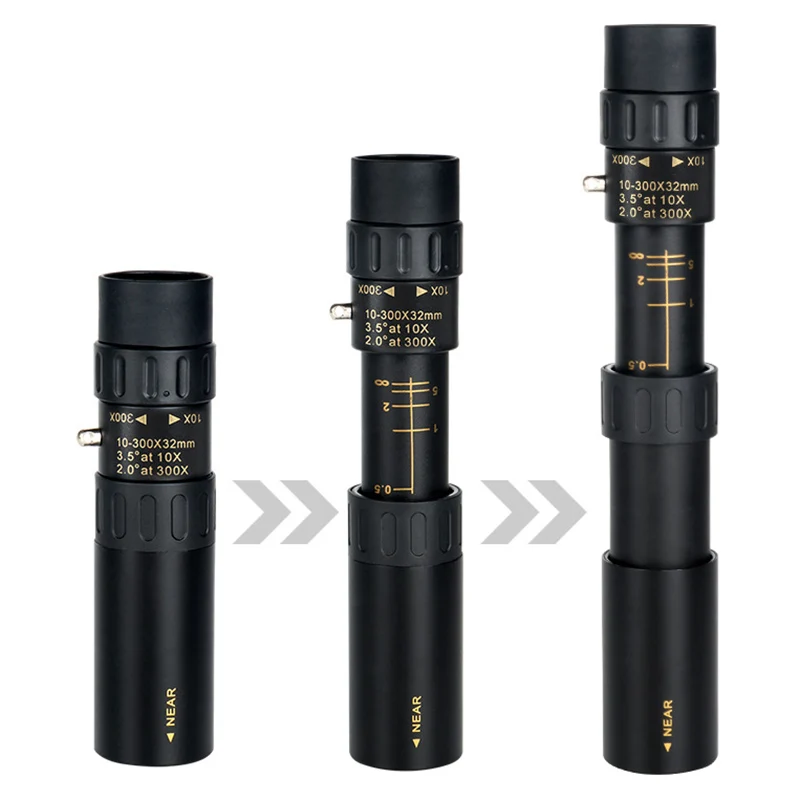NEW Binoculars Nikula 10-30x25 Zoom Monocular Telescope Pocket Hunting Optical Prism Scope