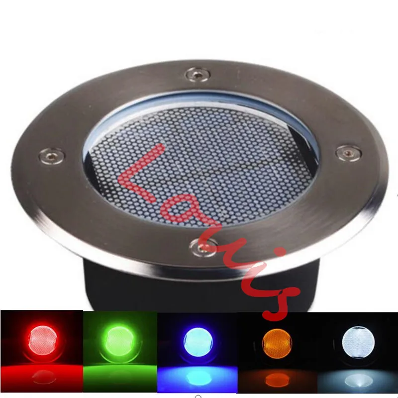 1PCS Outdoor IP65 Solar LED Underground Light Inground Buriend Floor Landscapes Lighting Garden Yard Pathway Lawn Lamps