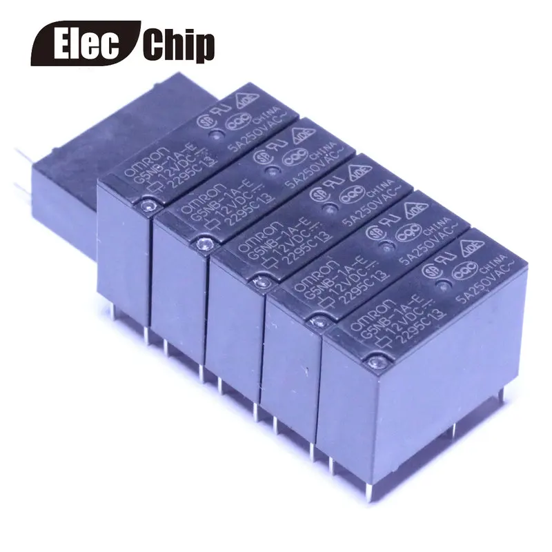 5PCS new original Omron Relay G5NB-1A-E-12VDC G5NB-1A-E-DC12V G5NB-1A-E-12V G5NB-1A-E 12VDC 5A 4Pin