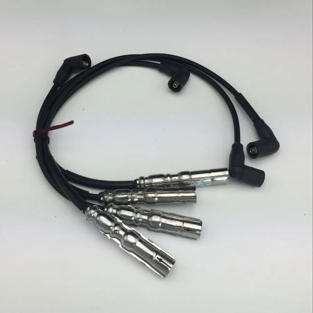 4 Pieces for VW Passat B5 2.0 Polo 1.6 Touran 2.0 High Pressure Damping Ignition Line Cable Wire 06A 035 255 C