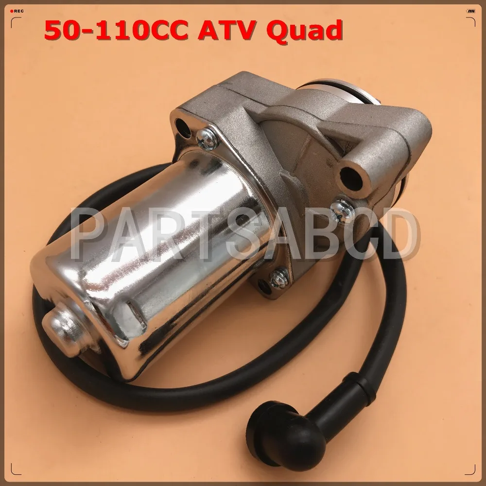 50CC 70CC 90CC 110CC ATV Quad Dirt Bike Engine Up model Starter Motor with Wires atc 107CC