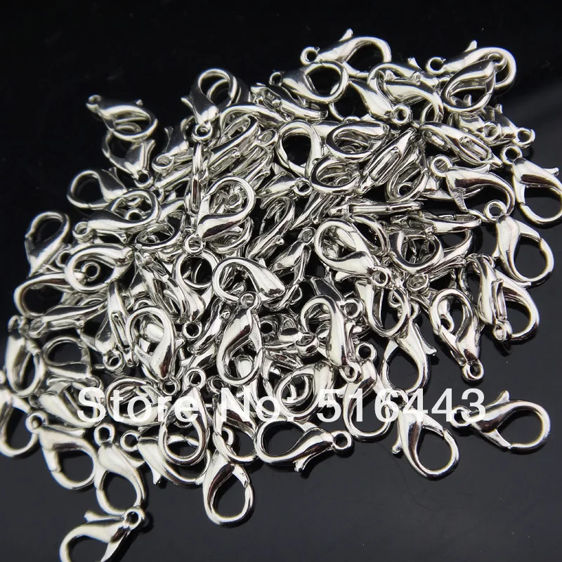 

Fashion 500pcs Dark Silver Plated Jewelry Finding Components Lobster Claw Clasps Wholesale Jewelry Lots Free Shipping A-916