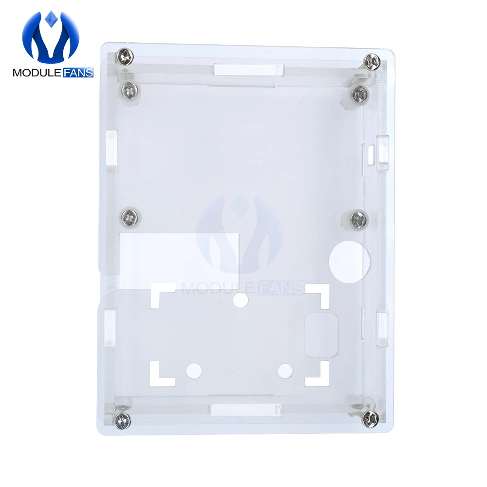 Clear Acrylic Case Shell Housing For LCR-T4 M328 Transistor Tester Capacitance Mega328 Box DIY KIT