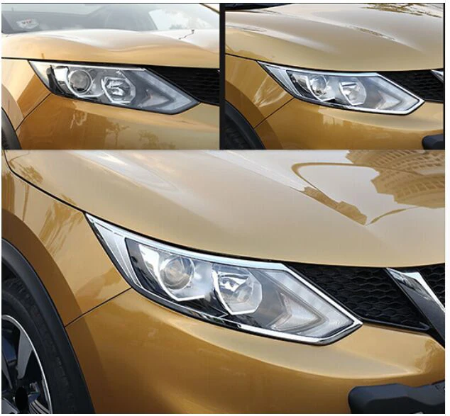 

АКСЕССУАРЫ ПОДХОДИТ ДЛЯ NISSAN QASHQAI J11 2014 2015 2016, ХРОМИРОВАННЫЙ ФОНАР ДЛЯ ПЕРЕДНЬОГО ФЕМОЛЫ, КРЫШКА ЛАМПЫ, НАКЛАДКА БЕЗЕЛ, ФАРОВАЯ ФАР