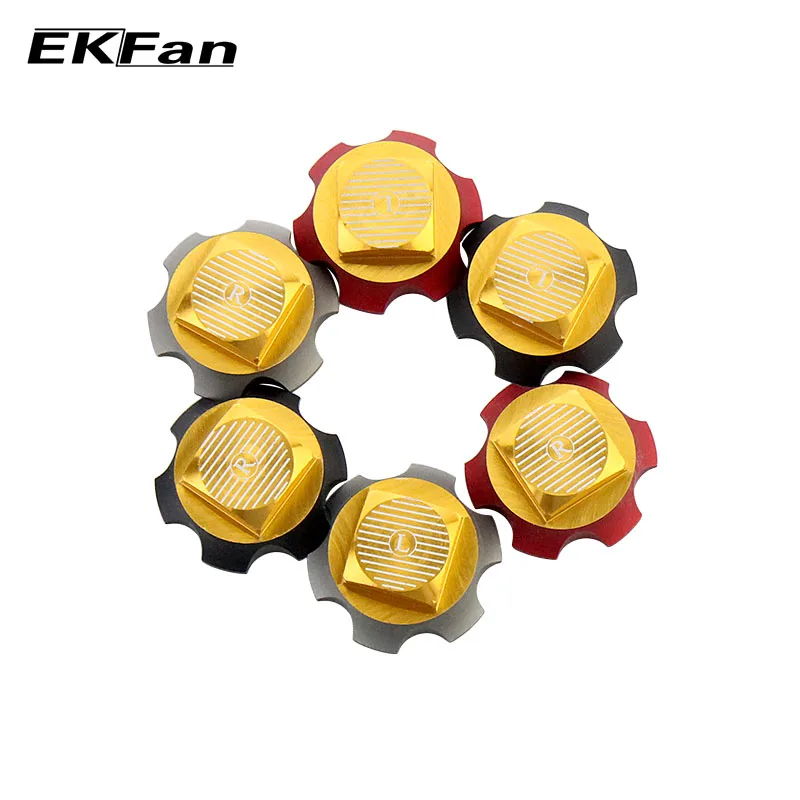 EKFan New High Quality Left Hand Right Hand Crank Nut Screw With Plate  For Fishing Reel Screw Cap