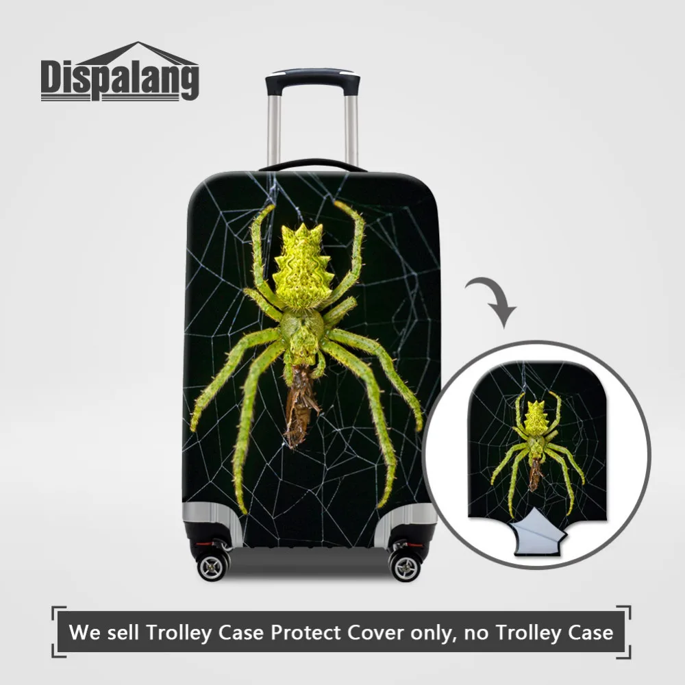 

Dispalang Animal Luggage Protective Cover Cool Spider Print Suitcase Cover for 18-30inch Trolley Case Elastic Luggage Dust Cover