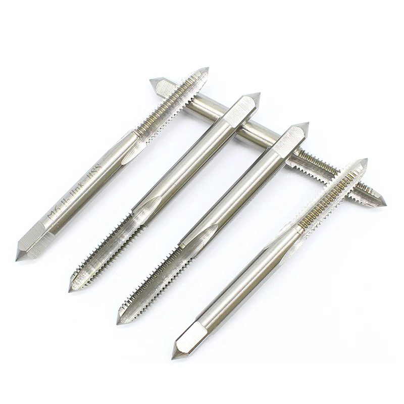 M6 Straight Flute Máy Tap Chủ Đề Tap Bit Spped Cao Thép Threading Drill Bit Cutter Công Cụ