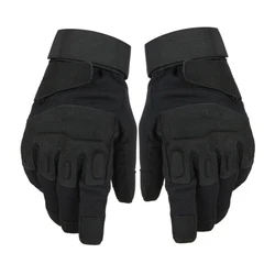 Outdoor Men Adventure Army Gloves Full Finger Military Police Safety  Anti-Slippery Leather Wear-Resistant Tactical-Gloves M-XL