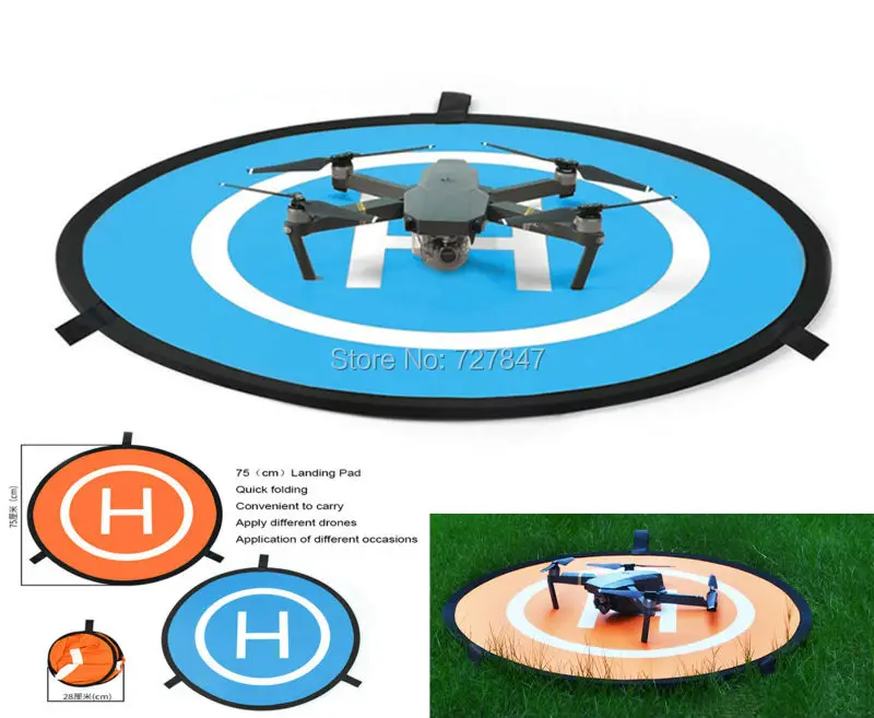 Fast-fold landing pad 75cm for RC Drone gimbal Quadcopter Helicopter parts Accessories QAV-X Martian II QAV210