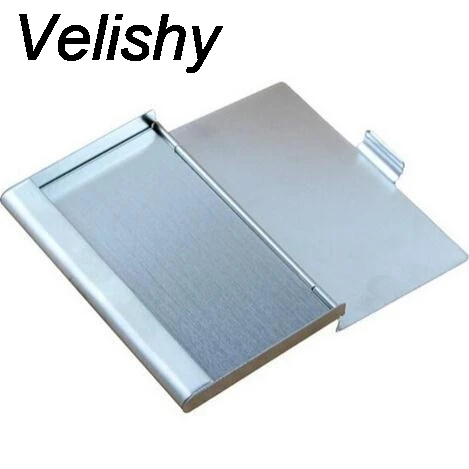 9.3x5.7x0.7cm Aluminum Business ID Credit Card Case Metal Fine Box Holder Pocket