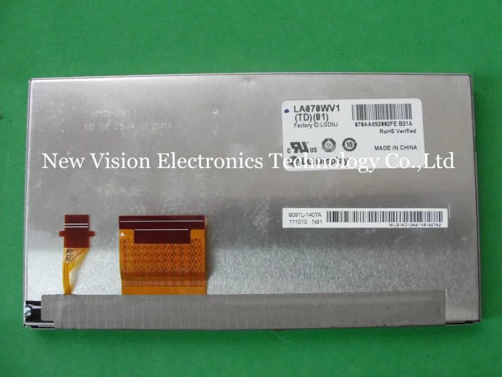 

LA070WV(TD)(01) OrigLA070WV-TD01 inal A+ quality7 inch LCD screen display