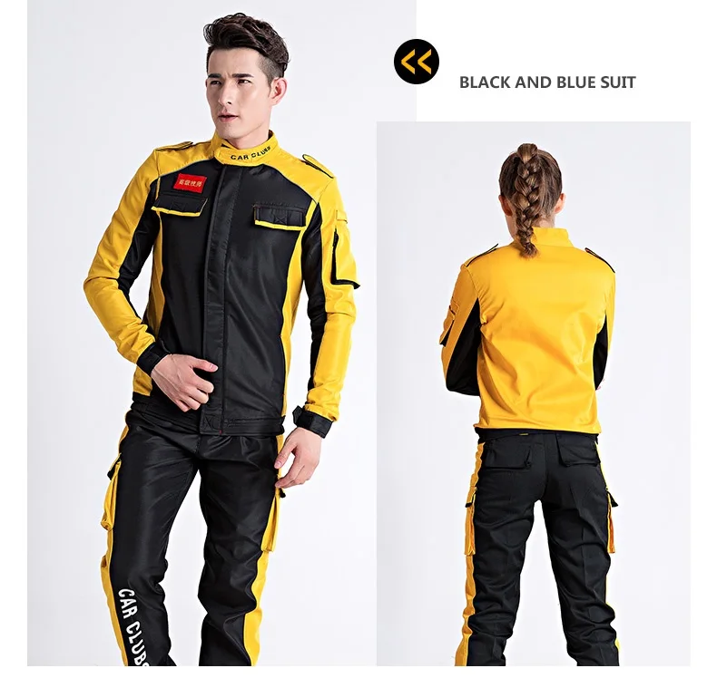 Winter Fleece Work Clothing Men Women Working Coveralls Auto Repair Car Workers Uniforms Water Proof Overalls Plus Size S-4xl