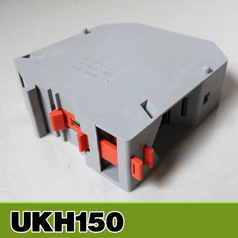 UKH-150 (UK150N) Series DIN Rail Screw Clamp Terminal Blocks