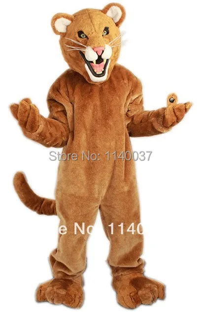 

mascot Leopard Panther Cat Cougar Mascot Costume Adult Size Cartoon Character carnival costume fancy Costume