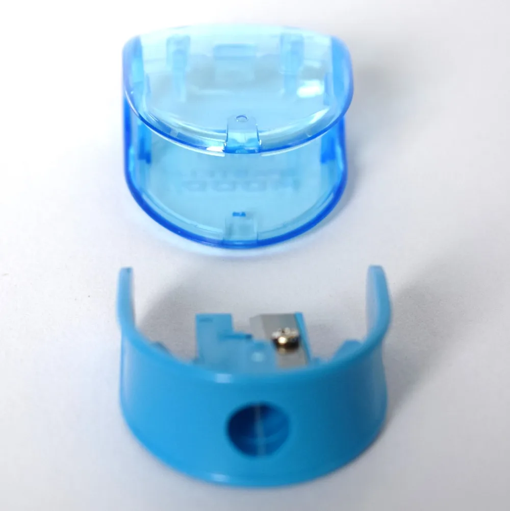 1 Stück Bonbonfarben Kunststoff Anspitzer