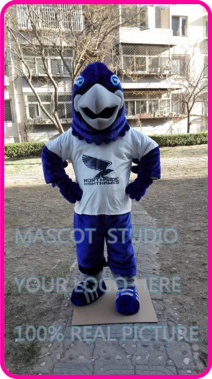 mascot  blue plush eagle falcon hawk mascot costume custom fancy costume anime cosplay kits mascotte cartoon theme