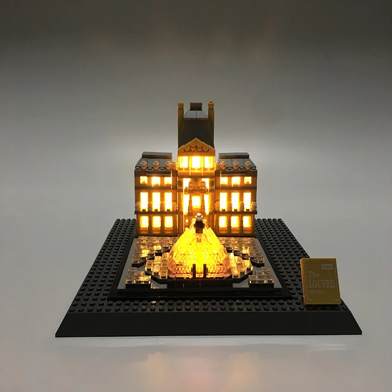 Led Light Set For Lego Building City Street 21024 Architecture Series Louvre Toys Blocks Creator City Street Lighting Set